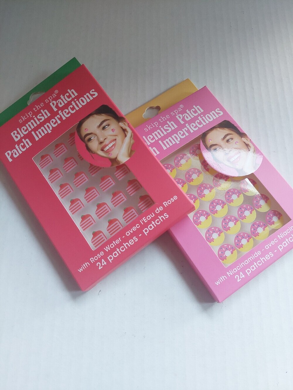 Lot Of 2 New Blemish Patches Birthday Cake And Doughnuts 24x2 48 Pimple Patch
